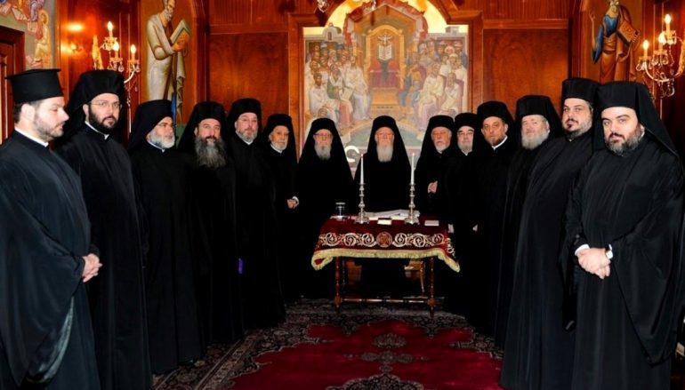 The decisions of the holy synod of ecumenical patriarchate