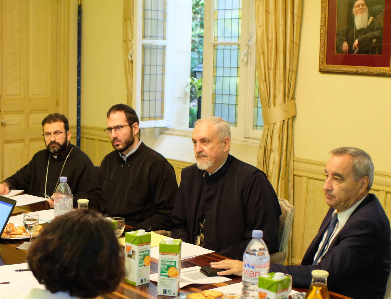 La réunion du cecef à la métropole grecque orthodoxe de france