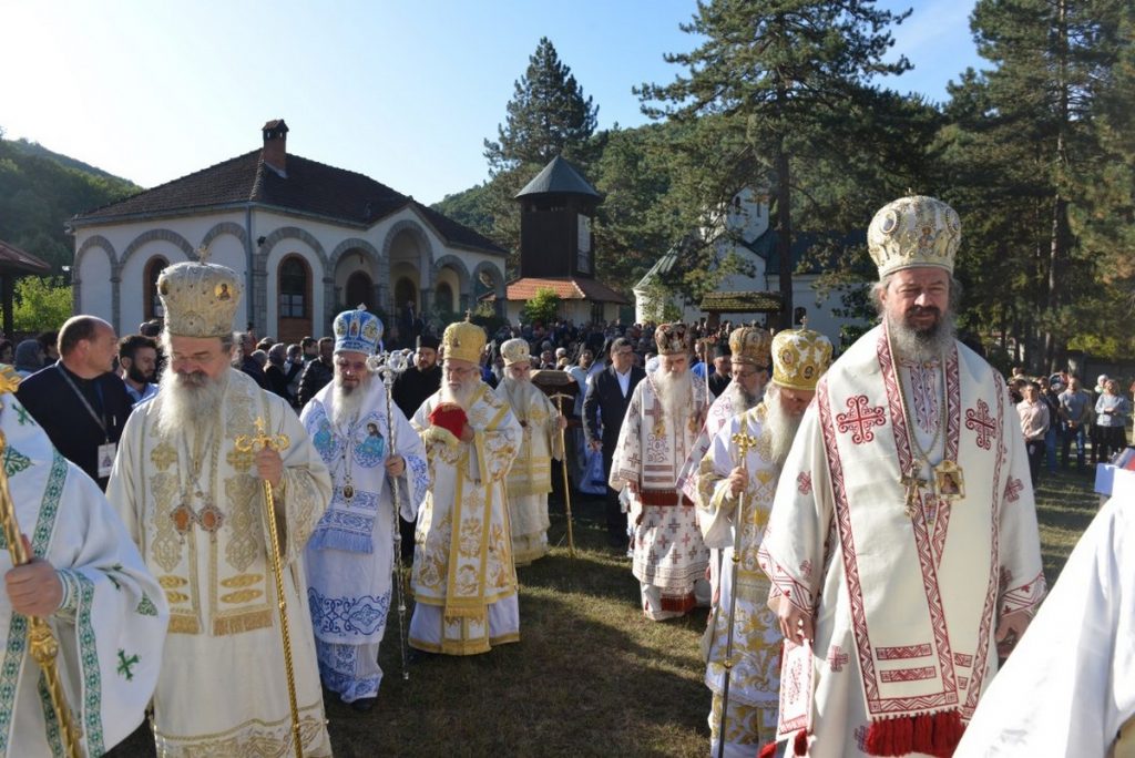 Consécration de l’église Saint-Sava au monastère de Ćelije à l’occasion du jubilé de saint Justin Popović