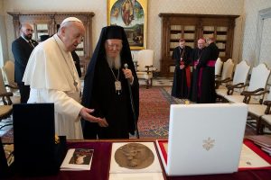 Rencontre au Vatican du pape François et du patriarche Bartholomée