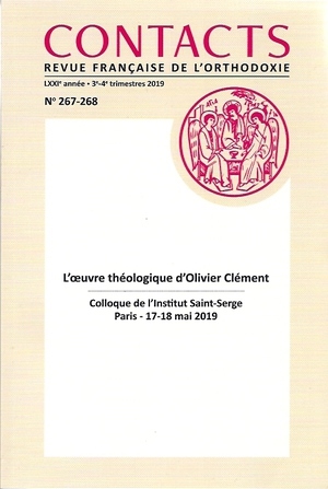 Parution du n°n°267-268 de la revue « Contacts » dédié à l’œuvre théologique d’Olivier Clément (1921-2009)