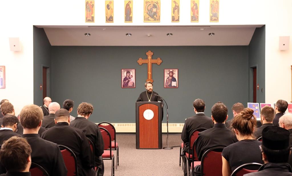 Le métropolite de Volokolamsk Hilarion a rendu visite au Séminaire Saint-Vladimir à New York