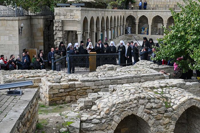En visite en azerbaïdjan, le patriarche de moscou cyrille a célébré un office d’intercession sur le lieu du martyre de l’apôtre barthélemy