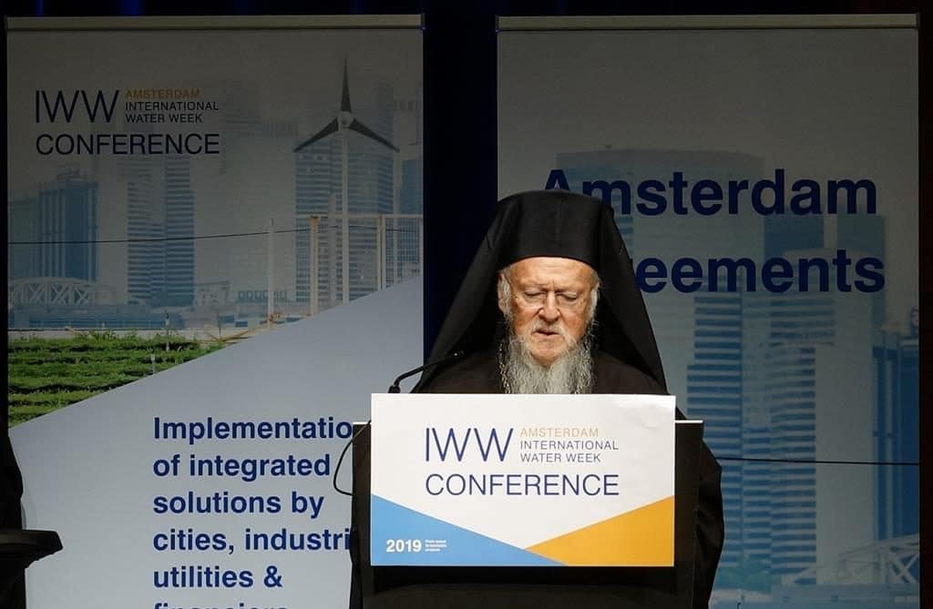 Patriarche Bartholomée : « L’eau est un droit pour chaque être humain et toute créature »