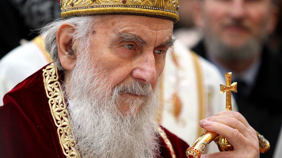 Appel du patriarche de serbie irénée à la cessation de la terreur exercée à l’encontre de l’Église et du peuple au monténégro