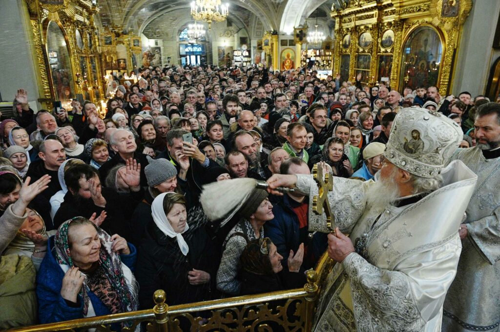 Liturgie de la Théophanie à Moscou (vidéo)