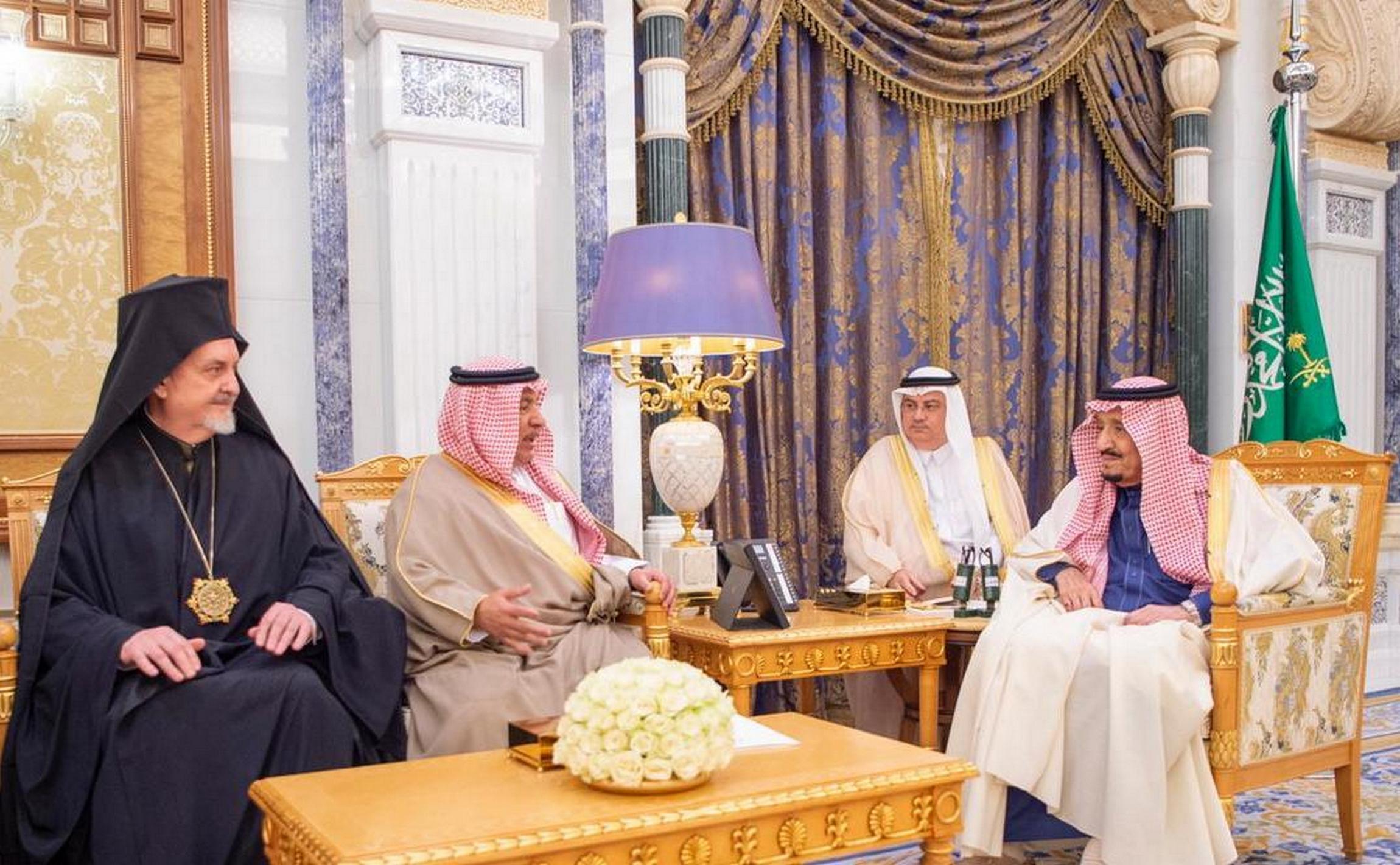 Rencontre du métropolite Emmanuel de France avec le roi d’Arabie saoudite