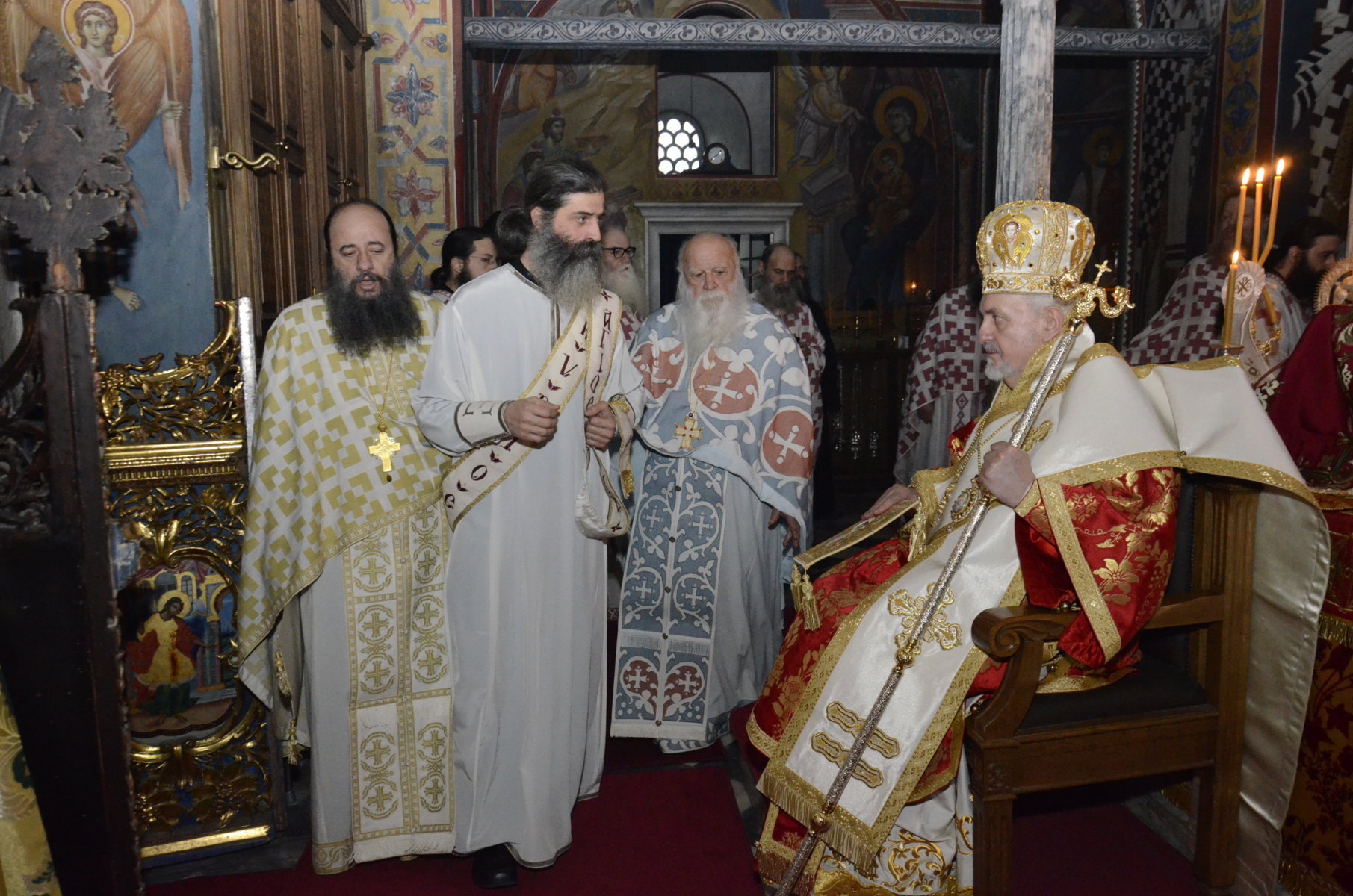 Mgr Emmanuel a ordonné un nouveau diacre du monastère de Xénophon