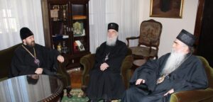 Le métropolite Hilarion de Volokolamsk est en visite à Belgrade