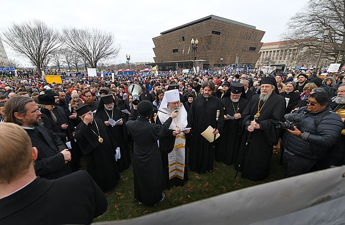 Des hiérarques, clercs et fidèles orthodoxes ont participé à la marche pour la vie à washington