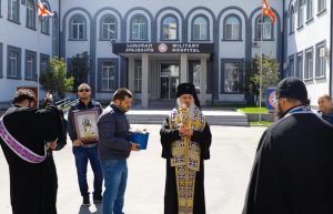 Georgian hierarch consecrates hospital serving as coronavirus quarantine zone