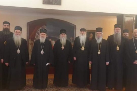 Communique of the Holy Synod of Bishops of the Serbian Orthodox Church