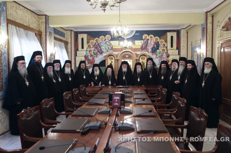 Church of Greece Holy Synod cites precautions in face of coronavirus crisis