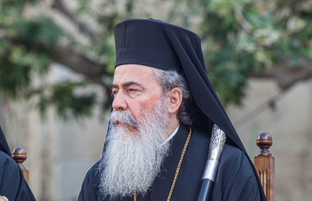 Un entretien avec le patriarche Théophile de Jérusalem concernant la crise sanitaire et les célébrations pascales