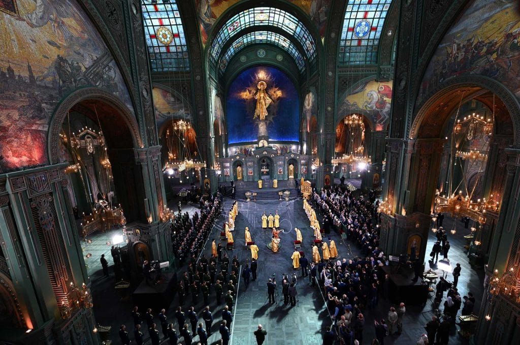 Consécration de la nouvelle cathédrale des forces armées à Moscou