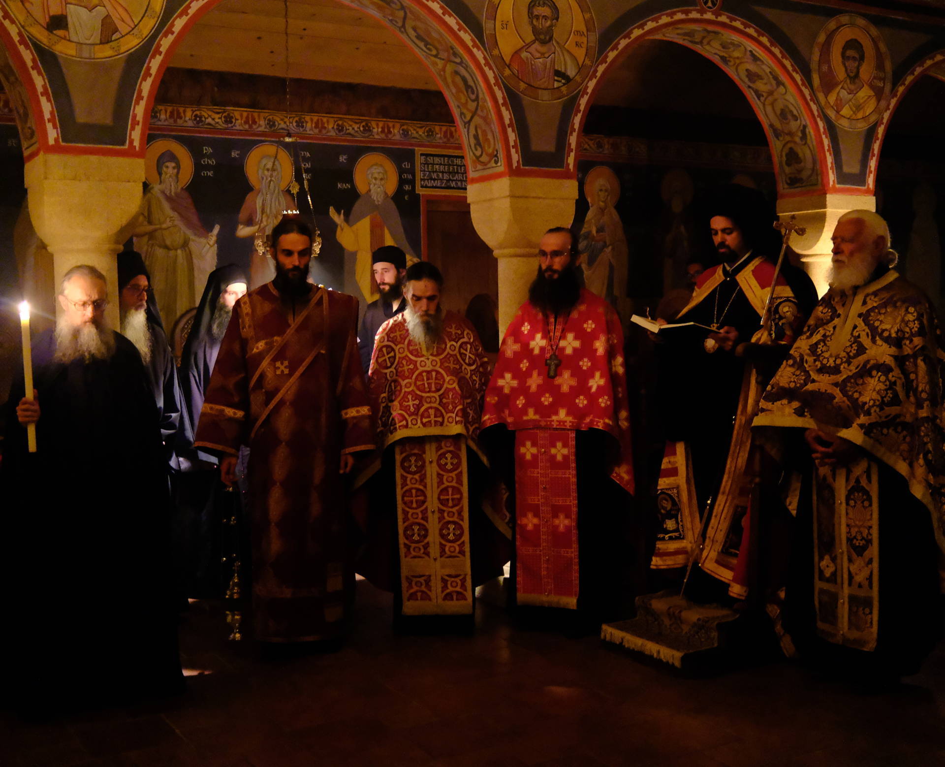 Visite pastorale de l’évêque Maxime à la paroisse d’Avignon et au monastère de la Dormition
