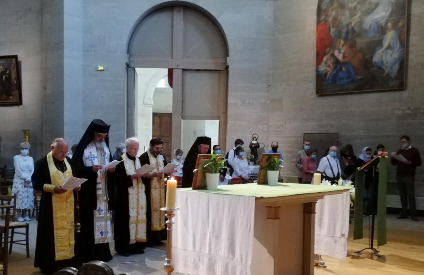Office orthodoxe d’action de grâces et de commémoration des morts de la covid, le 12 septembre 2020 à paris