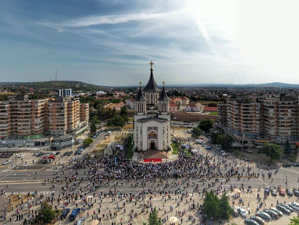 Consécration de la cathédrale de la Résurrection du Seigneur à Oradea (Transylvanie)