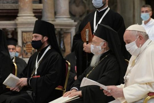 Le patriarche œcuménique a été déclaré docteur honoris causa de l’université pontificale Saint-Antoine de Rome