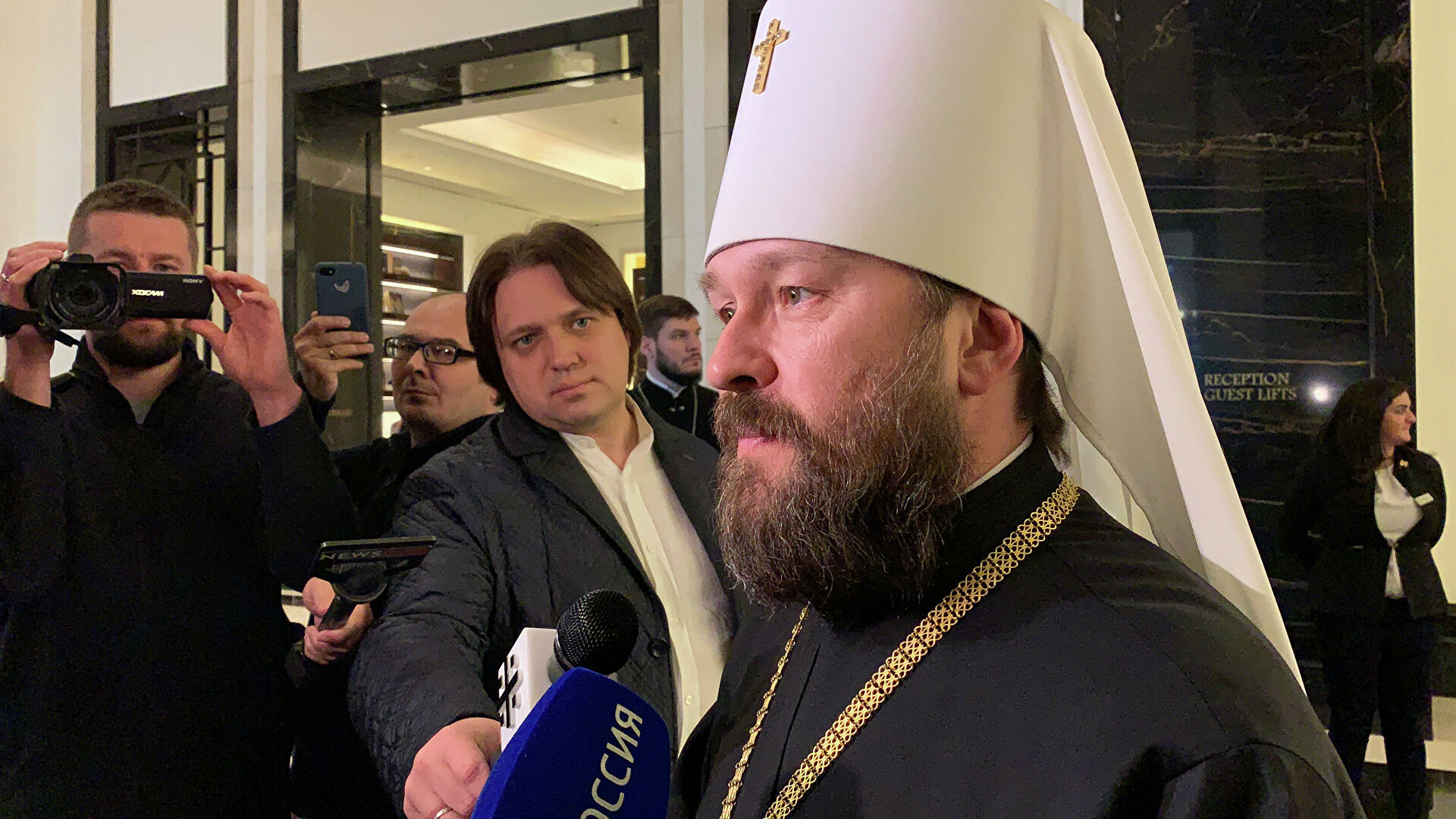 Le métropolite de Volokolamsk Hilarion : « L’Église orthodoxe russe peut cesser de commémorer l’archevêque de Chypre »