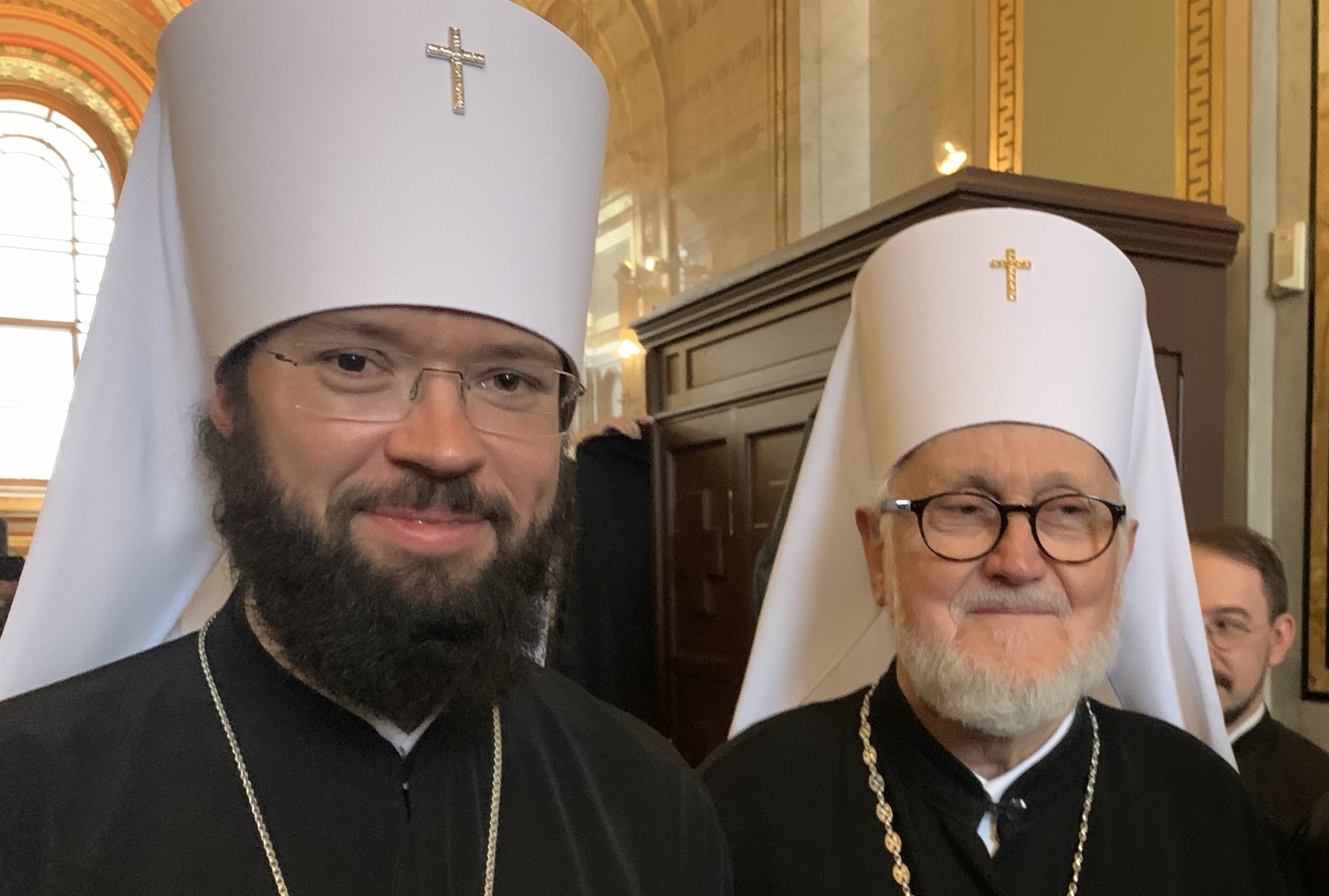Rencontre de l’exarque patriarcal d’Europe occidentale avec le chef de l’Archevêché des églises de tradition russe en Europe occidentale