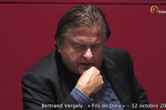 Bertrand Vergely : « Fils de Dieu » – 12 octobre 2020
