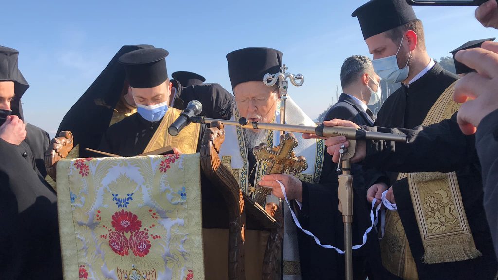 Le patriarche œcuménique Bartholomée a présidé la fête de la Théophanie selon l’ancien calendrier à Triglia