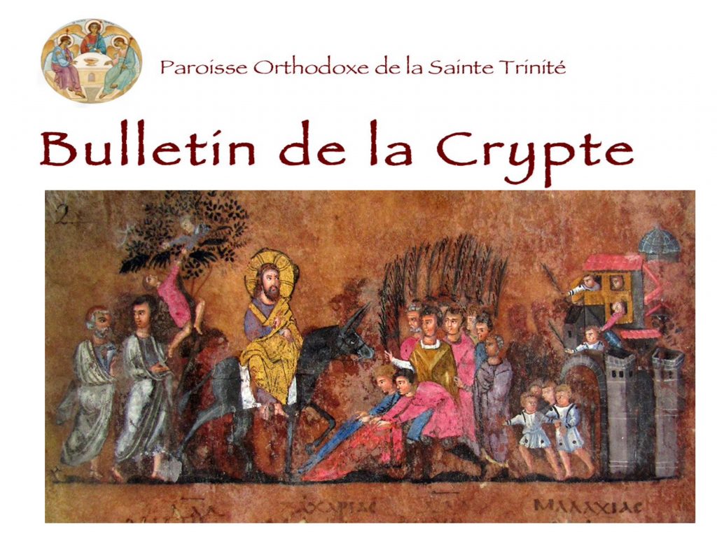 Le Bulletin de la Crypte, nouvelle série n°4