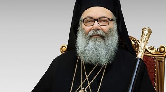 Le patriarche d’Antioche Jean X a envoyé un message de solidarité au métropolite de Kiev Onuphre 