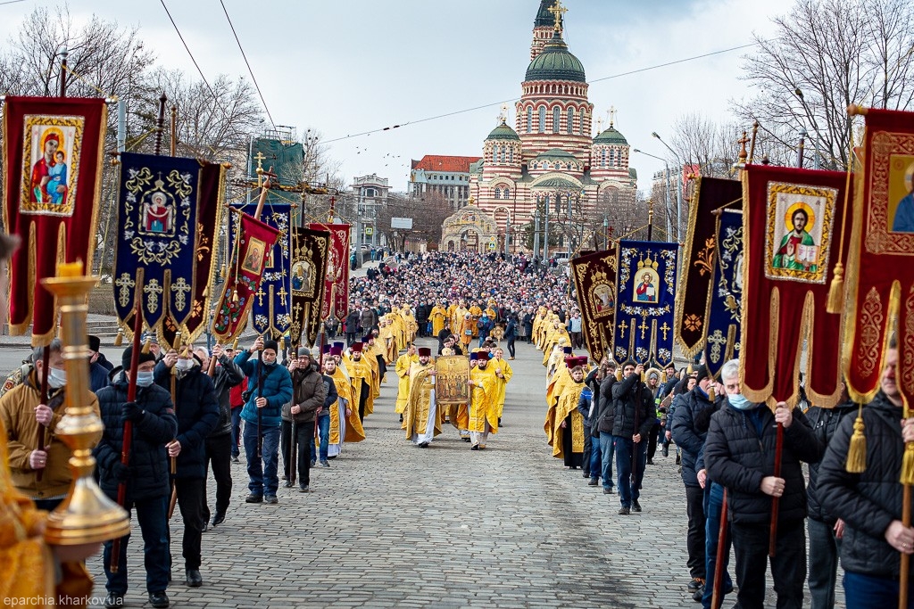 Le dimanche de l’Orthodoxie, des processions ont eu lieu dans plusieurs diocèses de l’Église orthodoxe ukrainienne