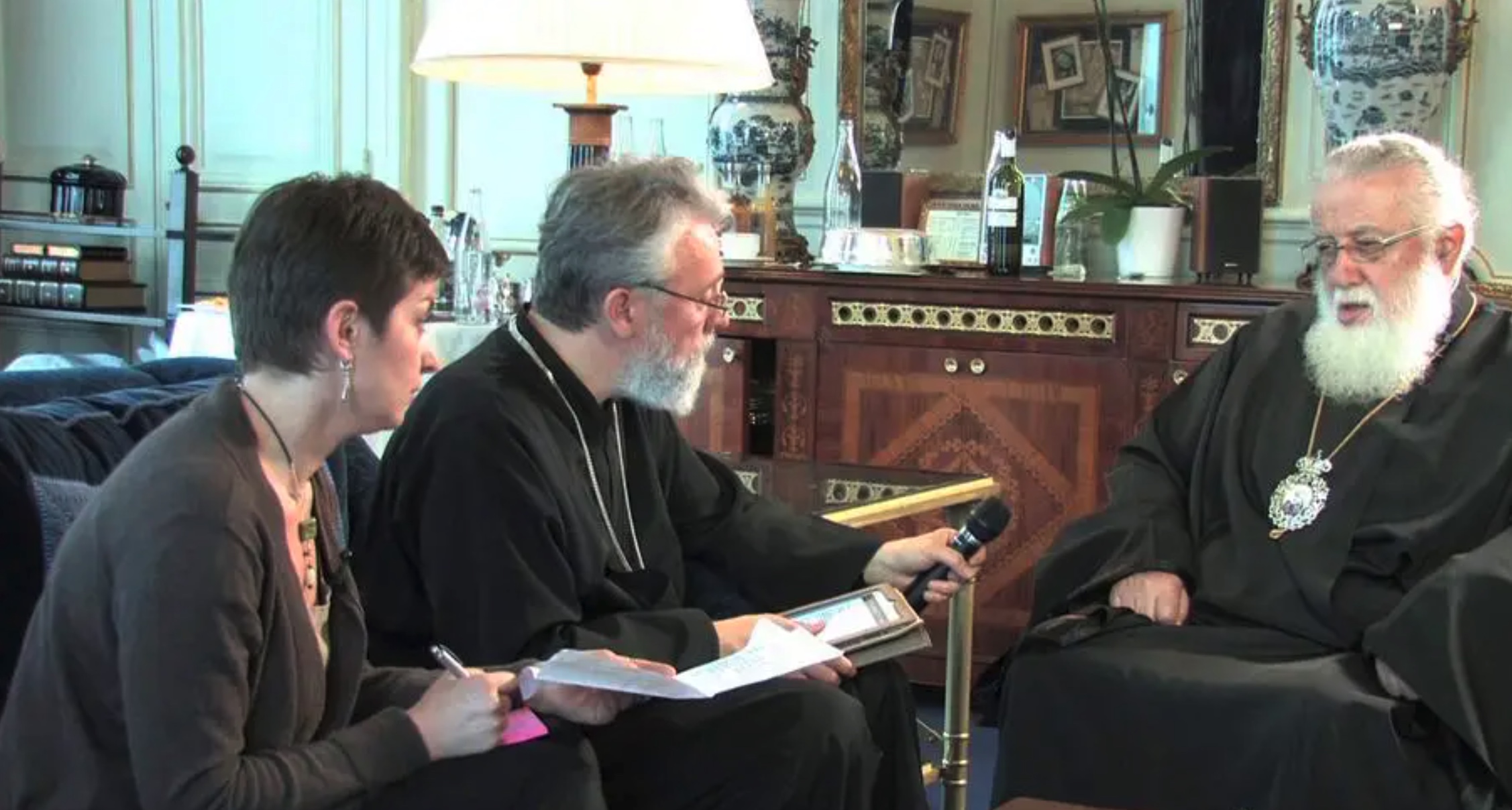 Entretien vidéo exclusif avec le patriarche de géorgie Élie