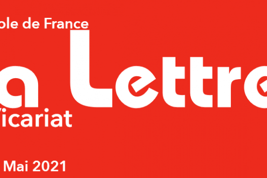 Parution de « La lettre du Vicariat » n°13 (mai 2021)