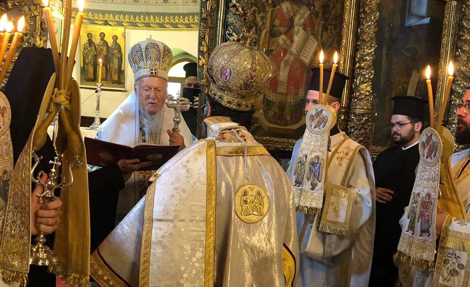 Discours du patriarche œcuménique lors de la consécration du nouveau métropolite de France Mgr Dimitrios