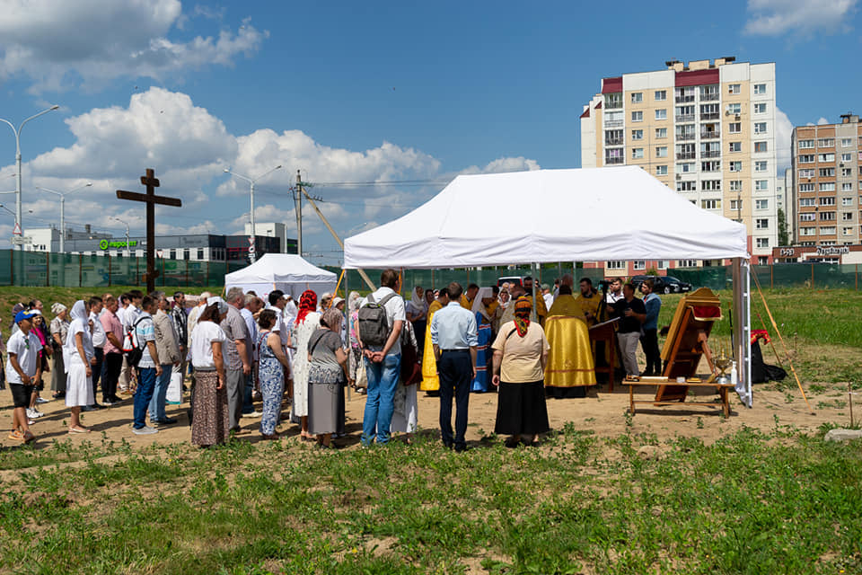 Construction d’une nouvelle église à Minsk