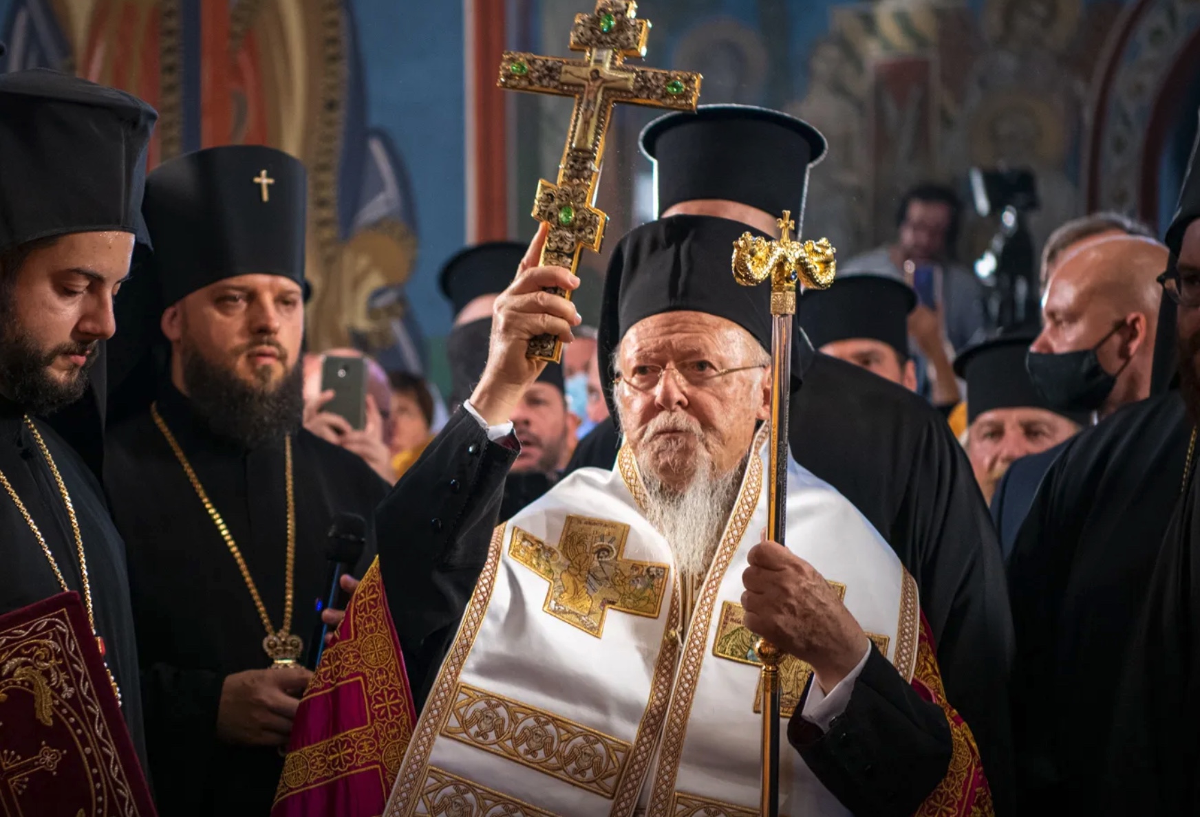 Allocution du patriarche œcuménique Bartholomée en l’église Saint-Michel-au dôme d’or » à Kiev