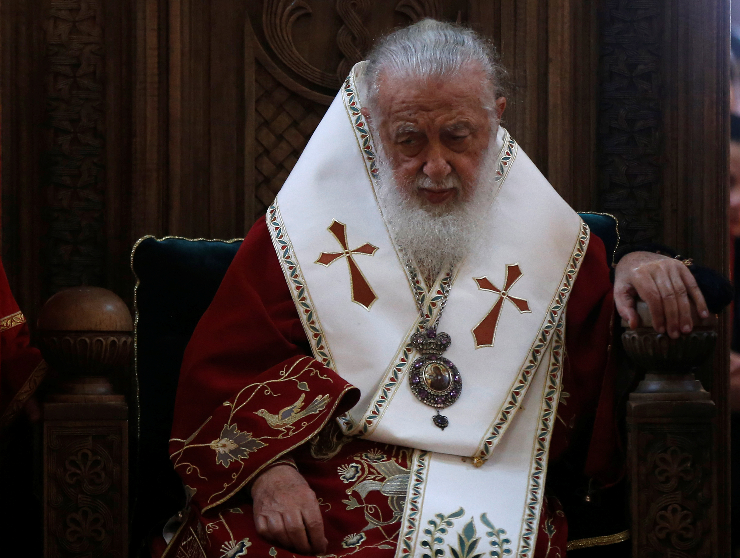 Le patriarche de Georgie Élie II appelle les fidèles à renforcer la prière pour la paix en Géorgie