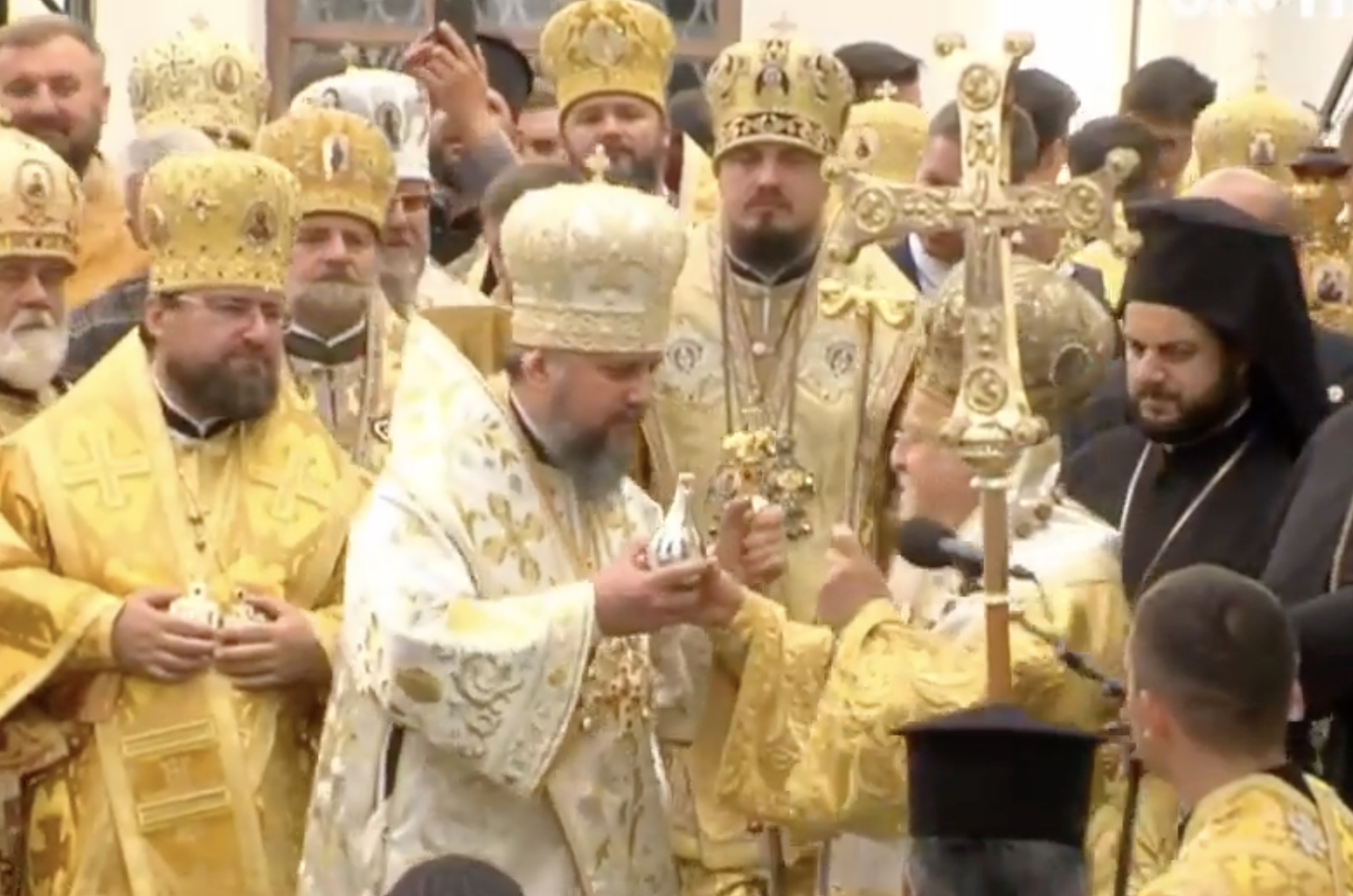 Le patriarche œcuménique a présidé la divine liturgie à l’église Sainte-Sophie à Kiev