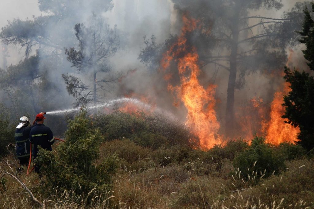 Un incendie s’est déclaré ce matin dans le sud-ouest du mont athos