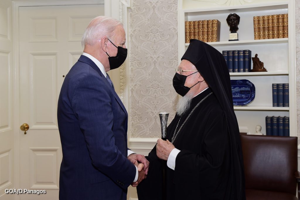Communiqué du Phanar au sujet de la rencontre de Joe Biden et du patriarche œcuménique