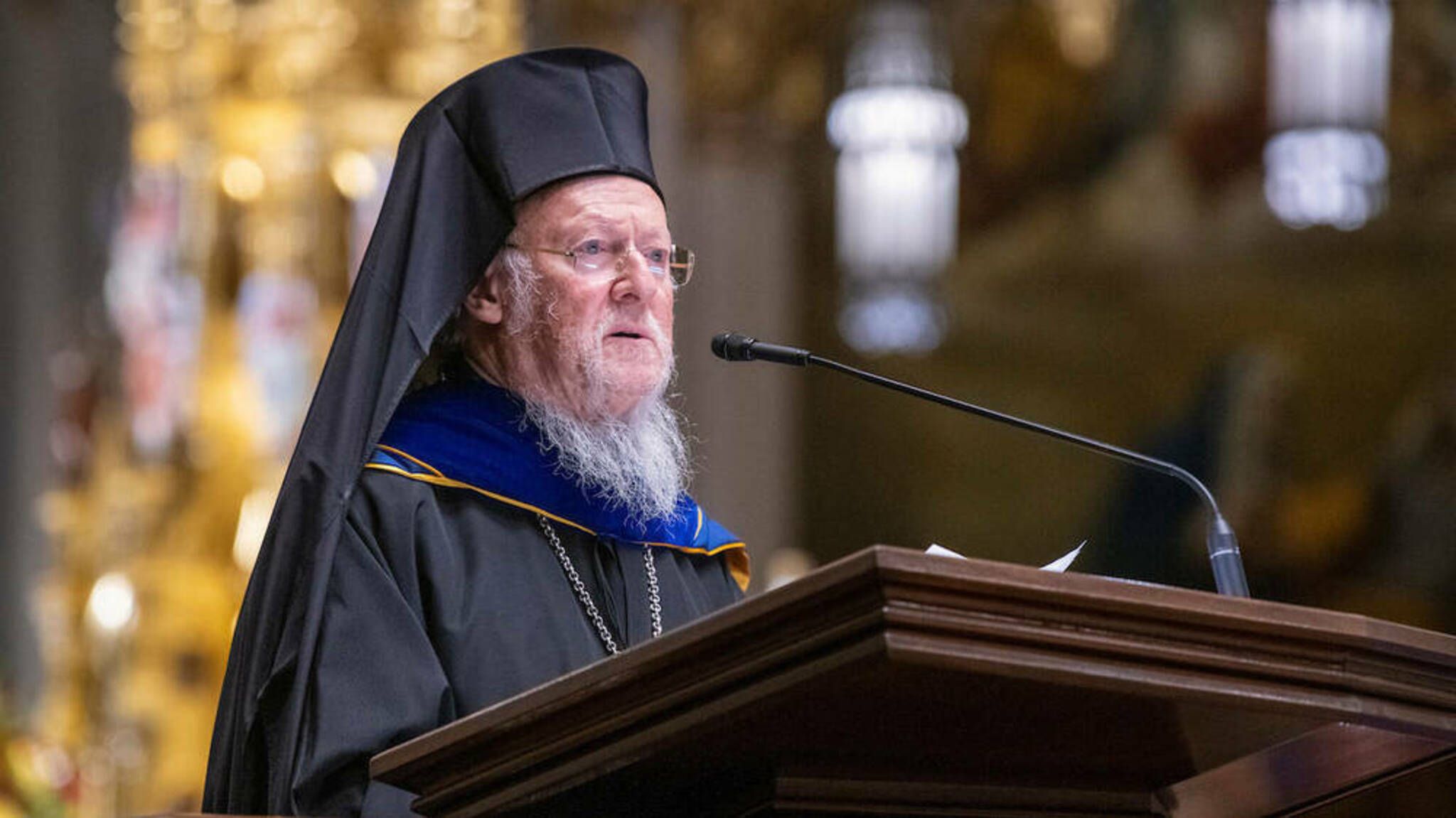 Discours prononcé par le patriarche Bartholomée lors de la réception du doctorat honoris causa à l’université Notre-Dame le 28 octobre