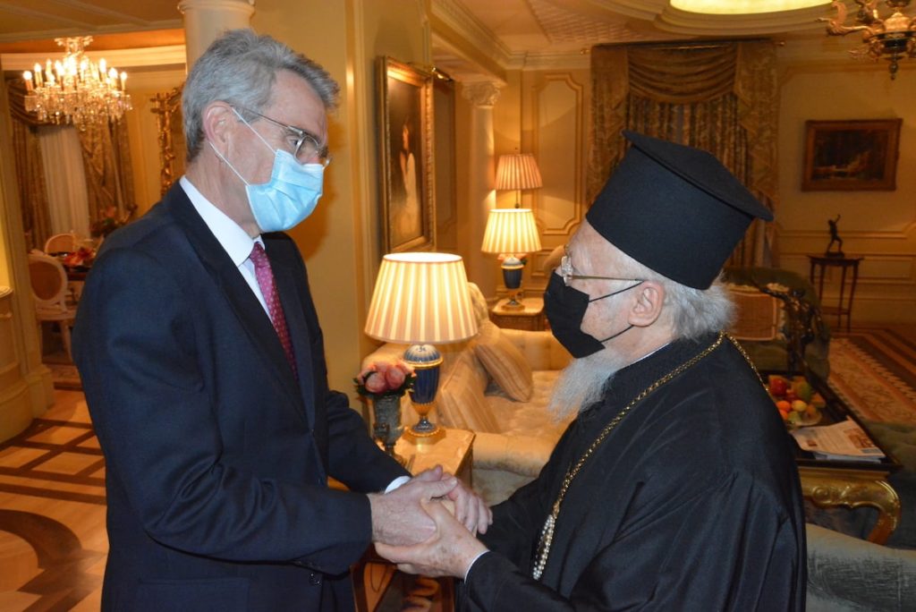 Le patriarche Bartholomée a rencontré l’ambassadeur des États-Unis à Athènes