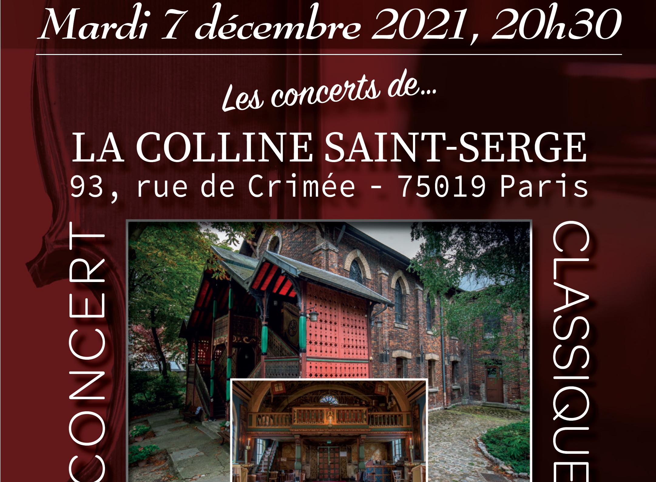 2e concert de la colline saint-serge – mardi 7 décembre