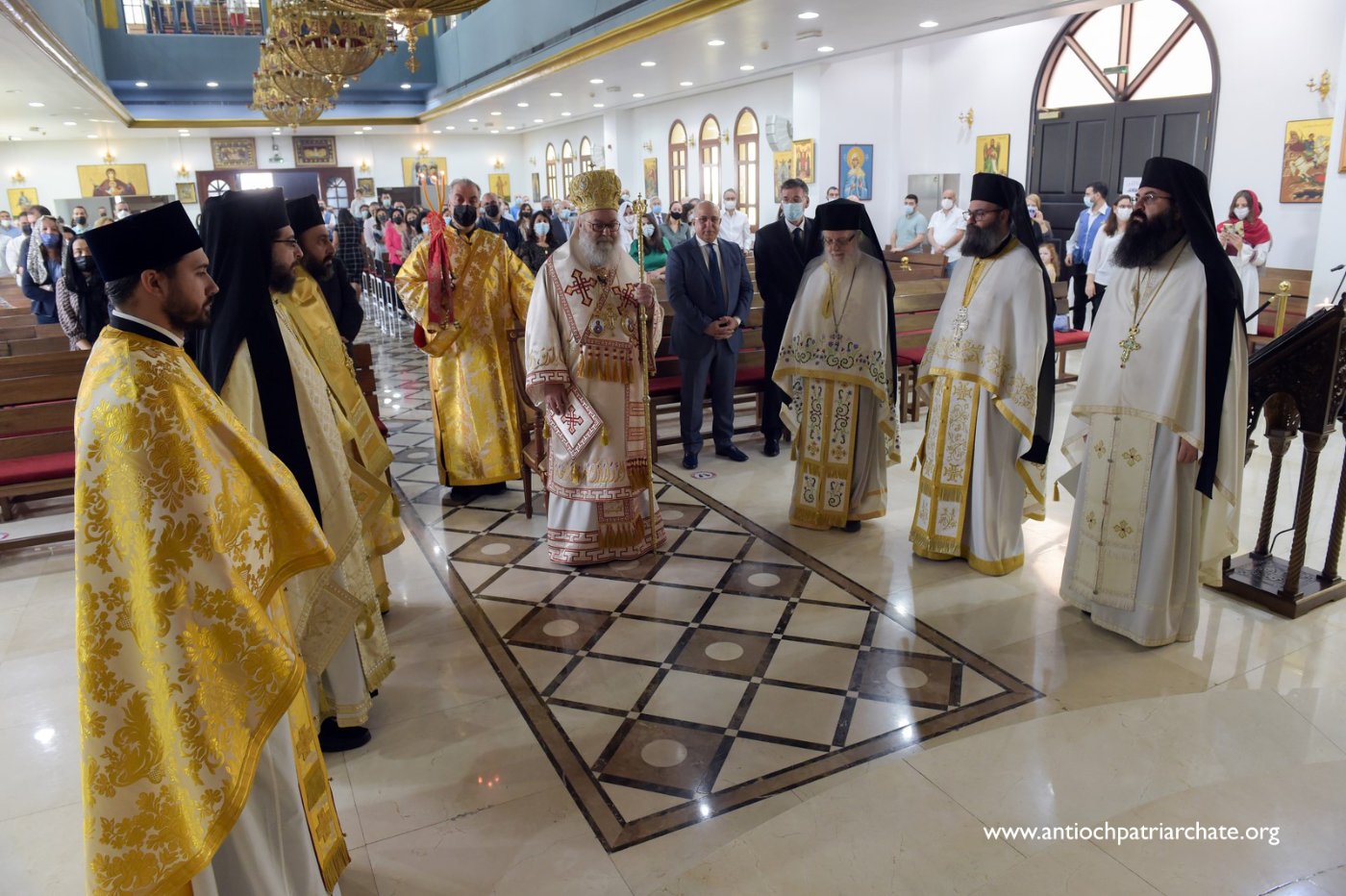 Le patriarche Jean X a présidé la divine liturgie à Dubaï