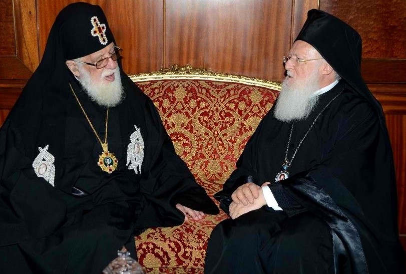 Le patriarche de Géorgie a présenté ses félicitations au patriarche œcuménique