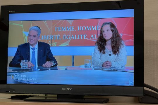 Dimanche 21 novembre sur France 2 Matinée interreligieuse Femme, homme : Liberté, Egalité, Altérité ?