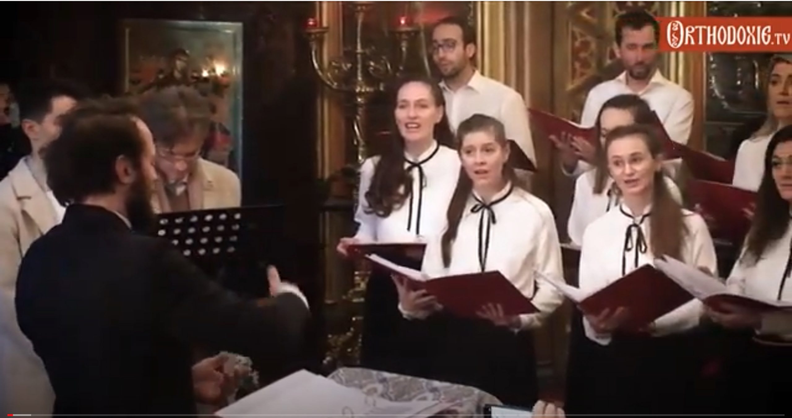 Vidéo du concert de chant byzantin au profit du monastère de godoncourt à paris le 19 décembre 2021