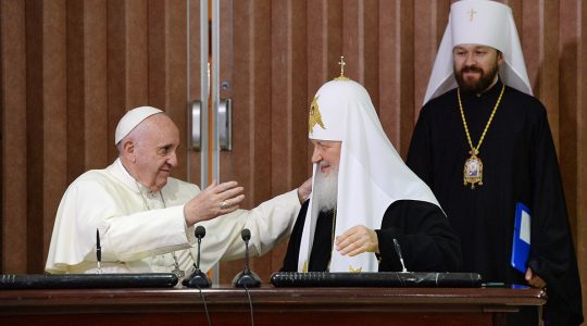 Le métropolite Hilarion : « Les orthodoxes et les catholiques peuvent collaborer pour améliorer la situation des chrétiens au Proche-Orient »