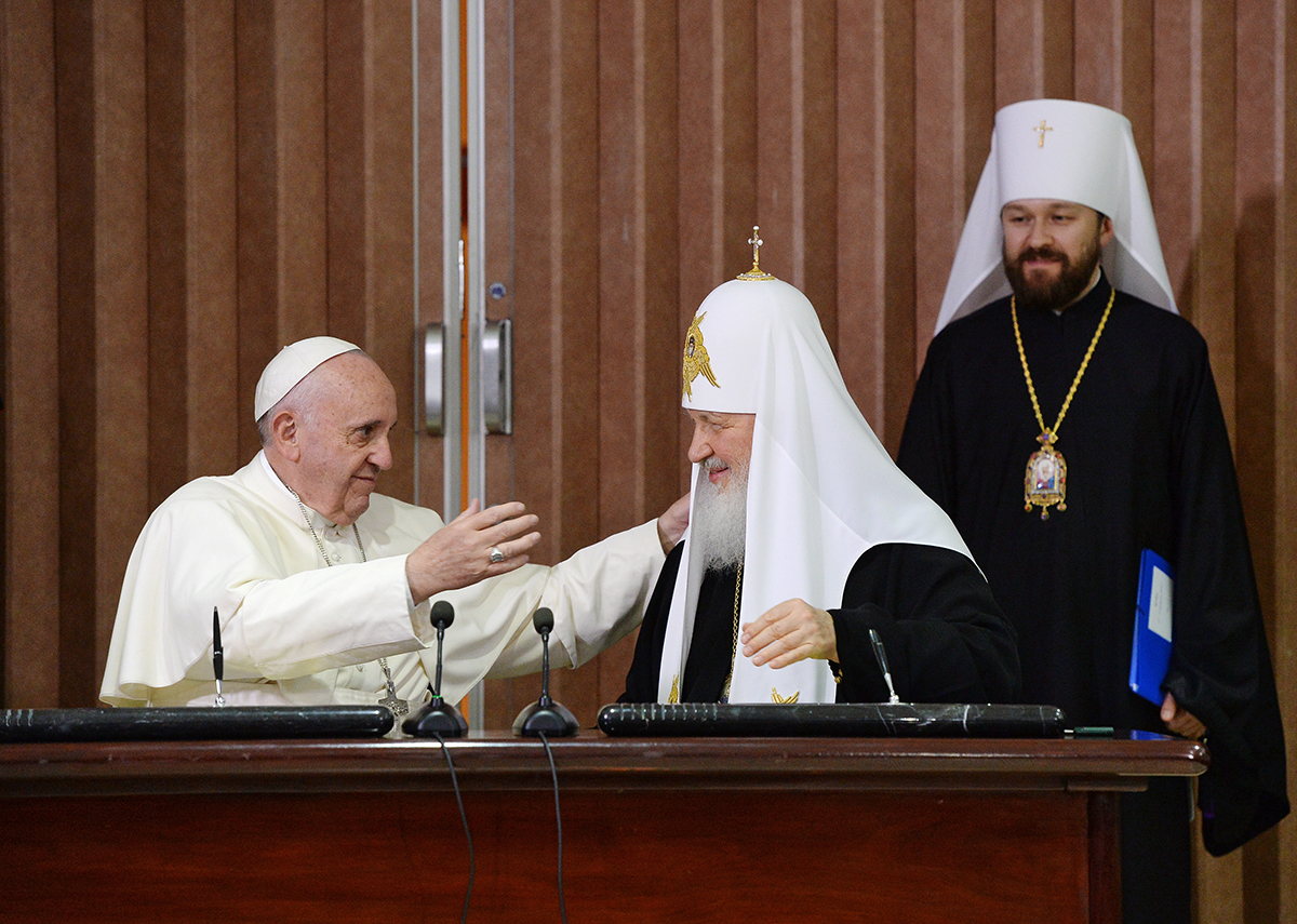 Le métropolite hilarion : « les orthodoxes et les catholiques peuvent collaborer pour améliorer la situation des chrétiens au proche-orient »