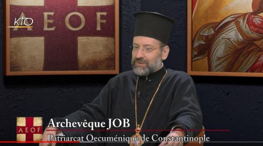 “La divine liturgie byzantine”. L’émission « L’orthodoxie, ici et maintenant » (KTO) du mois de décembre avec l’archevêque Job (Getcha)