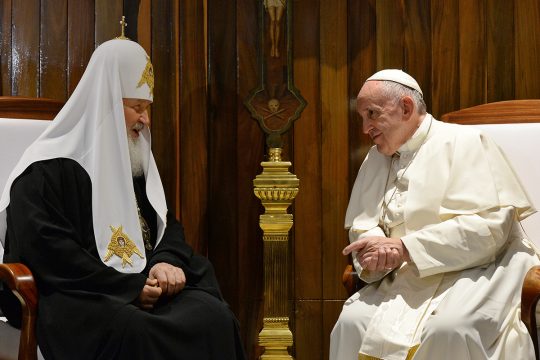 Le patriarche  Cyrille ne rencontrera pas le pape François au Kazakhstan
